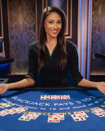 Live - Blackjack 62 - Azure
